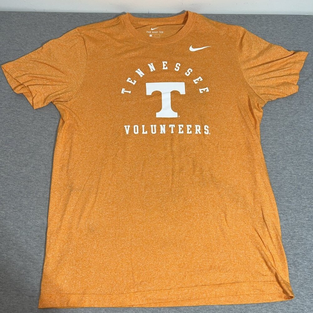 Nike Tennessee Volunteers Shirt Men's Size Large Logo Swoosh Big T Logo Orange‎ - Picture 3 of 7